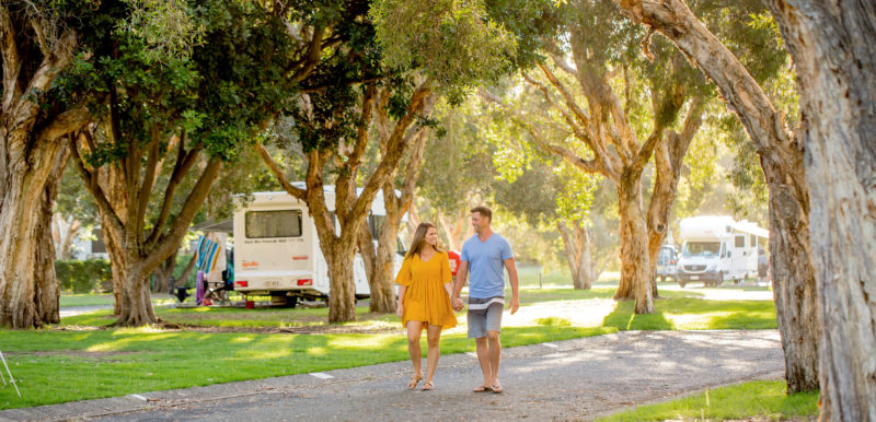 Pictured: Grounds at Park Beach Holiday Park