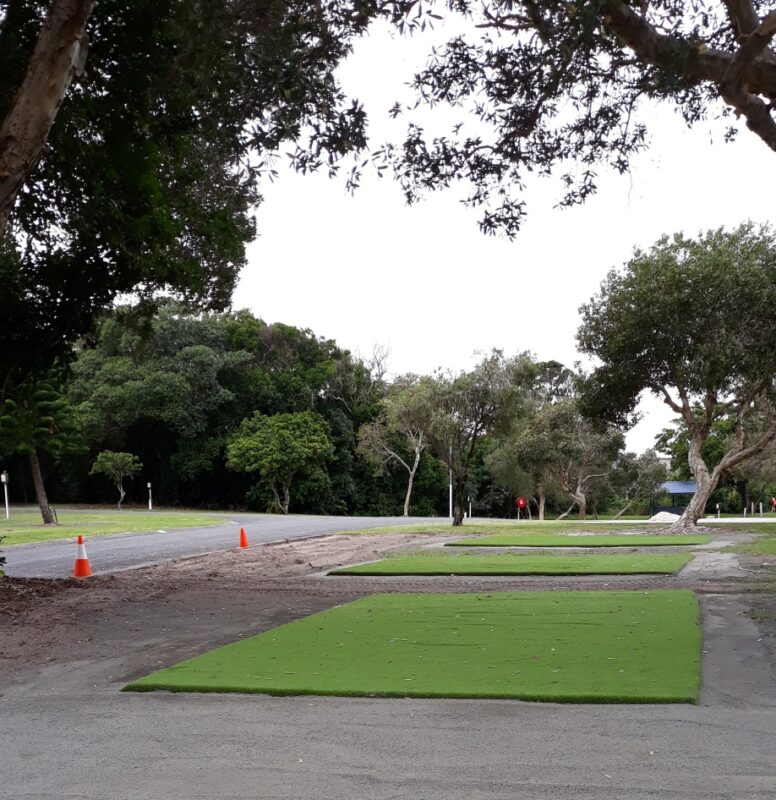 park upgrades coffs coast holiday parks artificial turf