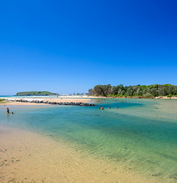 Opposite Beach & Coastal Creek