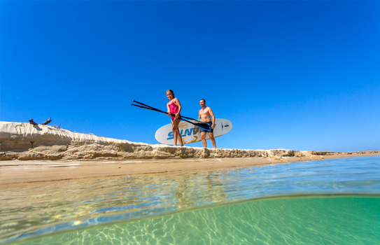 Stand-Up Paddle Boarding and fishing