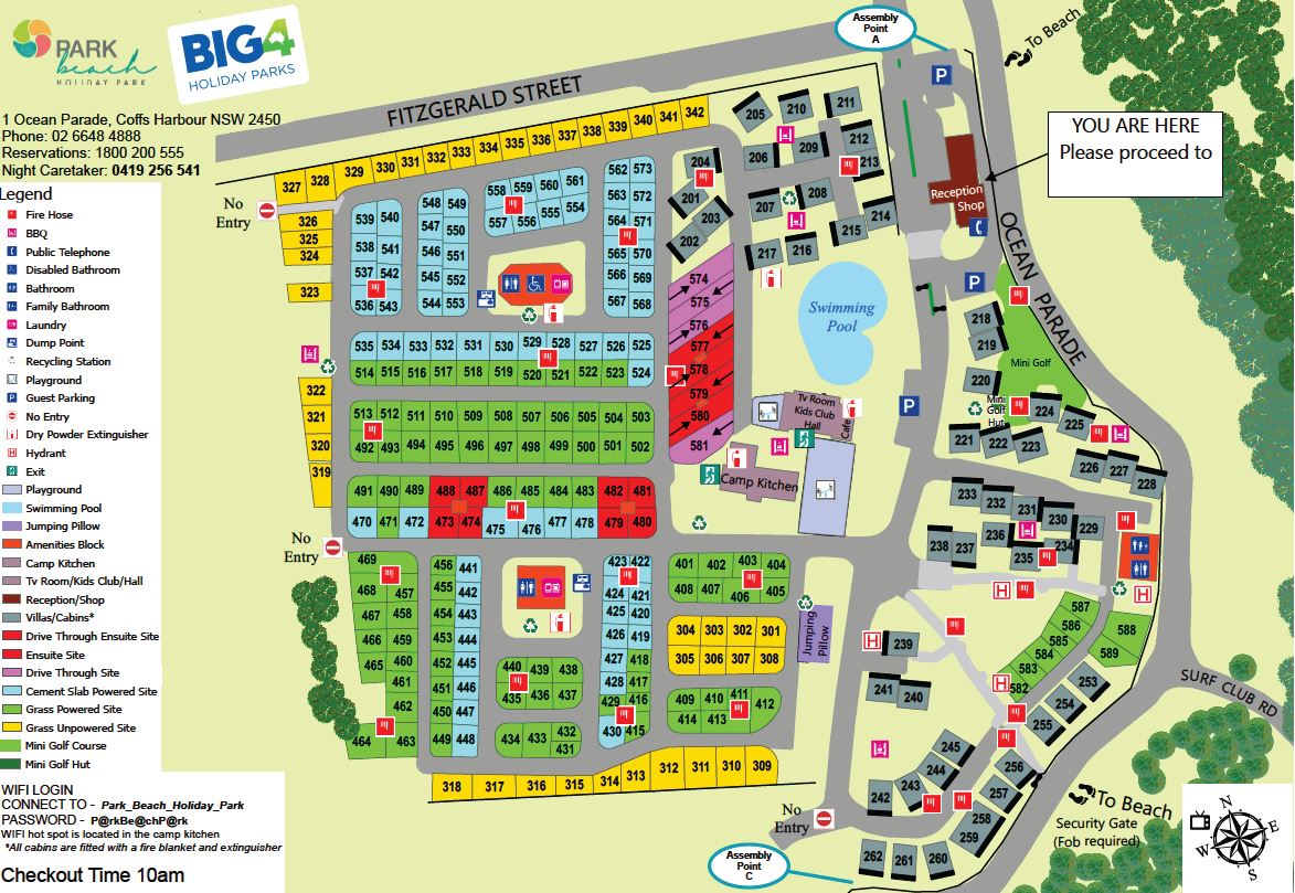 Big4 Coffs Harbour Caravan Park Beach Camping