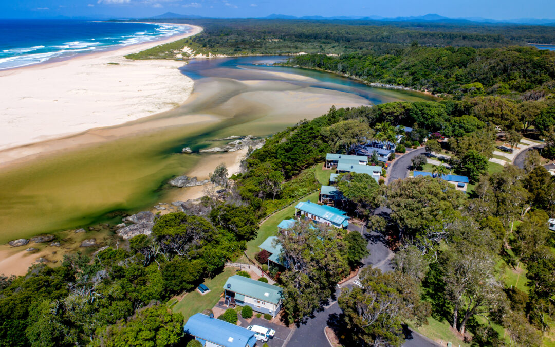 Relax by the Creek at BIG4 Sawtell Beach