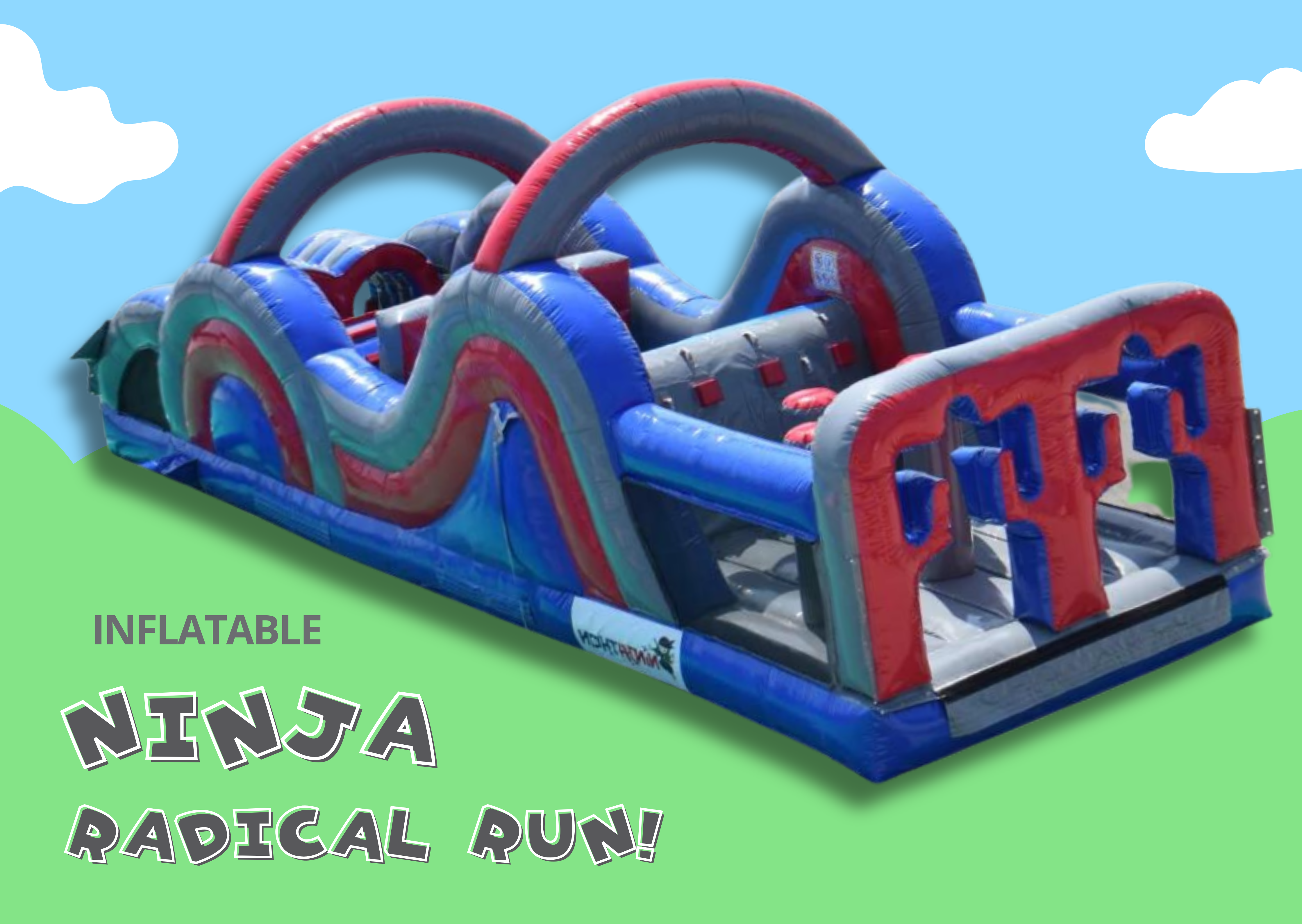Ninja Radical Run Inflatable Ninja Radical Run Inflatable