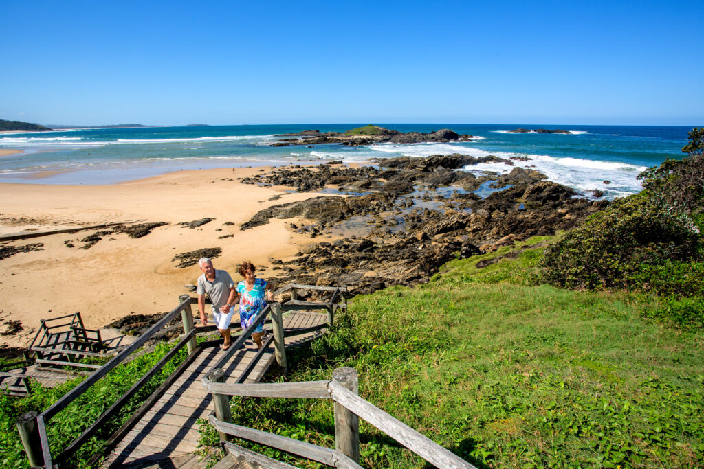 Sawtell Headland beach access