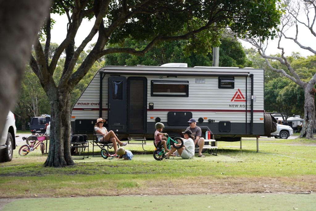 the hanger tribe big4 park beach holiday park caravan