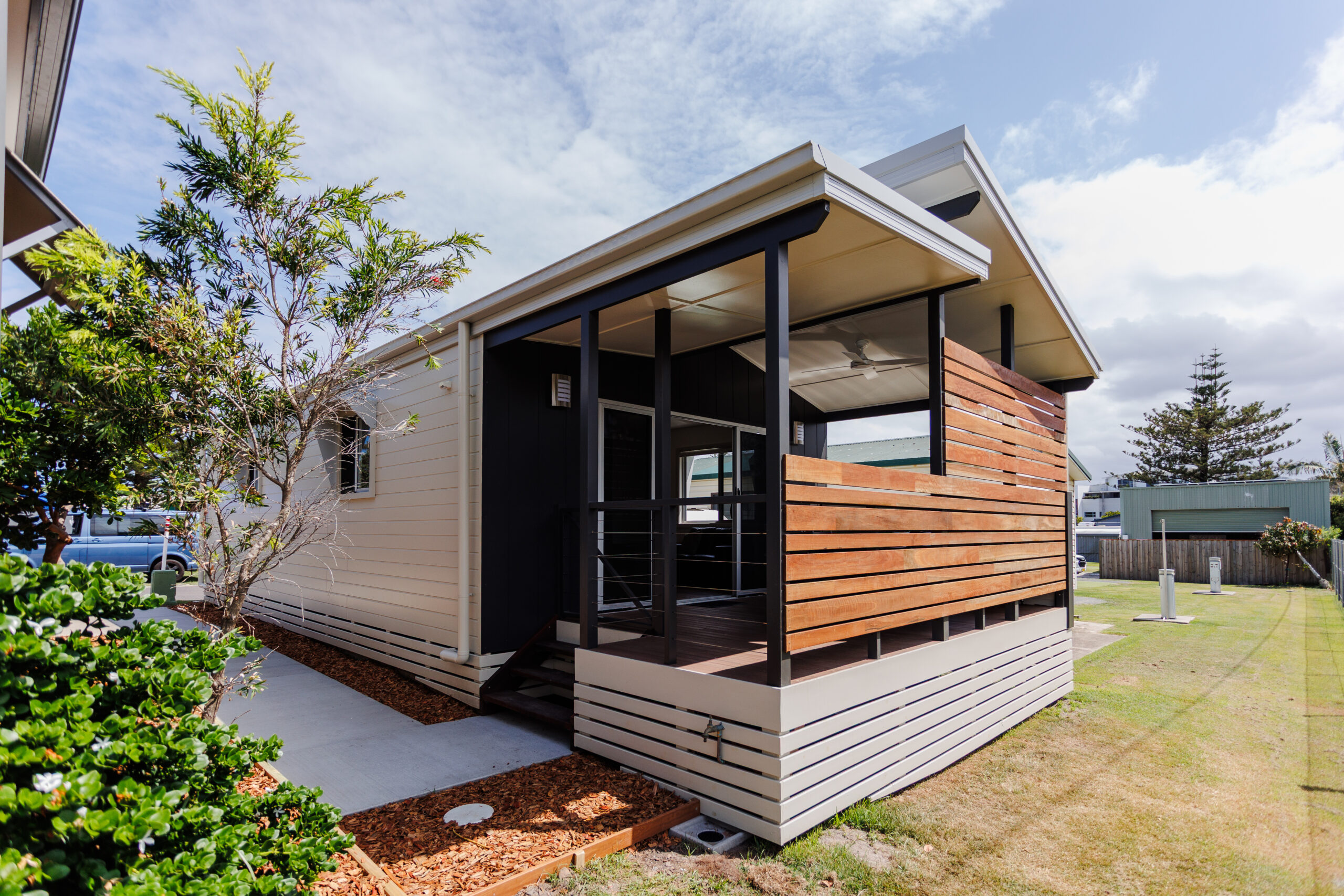 Woolgoolga Beach Holiday Park– SALTWATER VILLA exterior Woolgoolga Beach Holiday Park– SALTWATER VILLA exterior