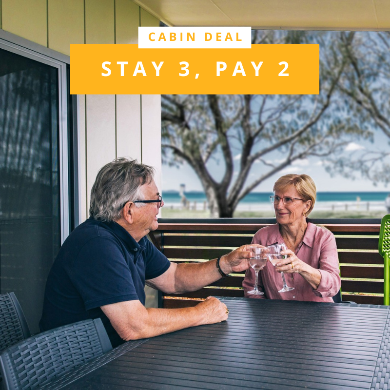 Woolgoolga - Stay 3 Pay 2 Cabins