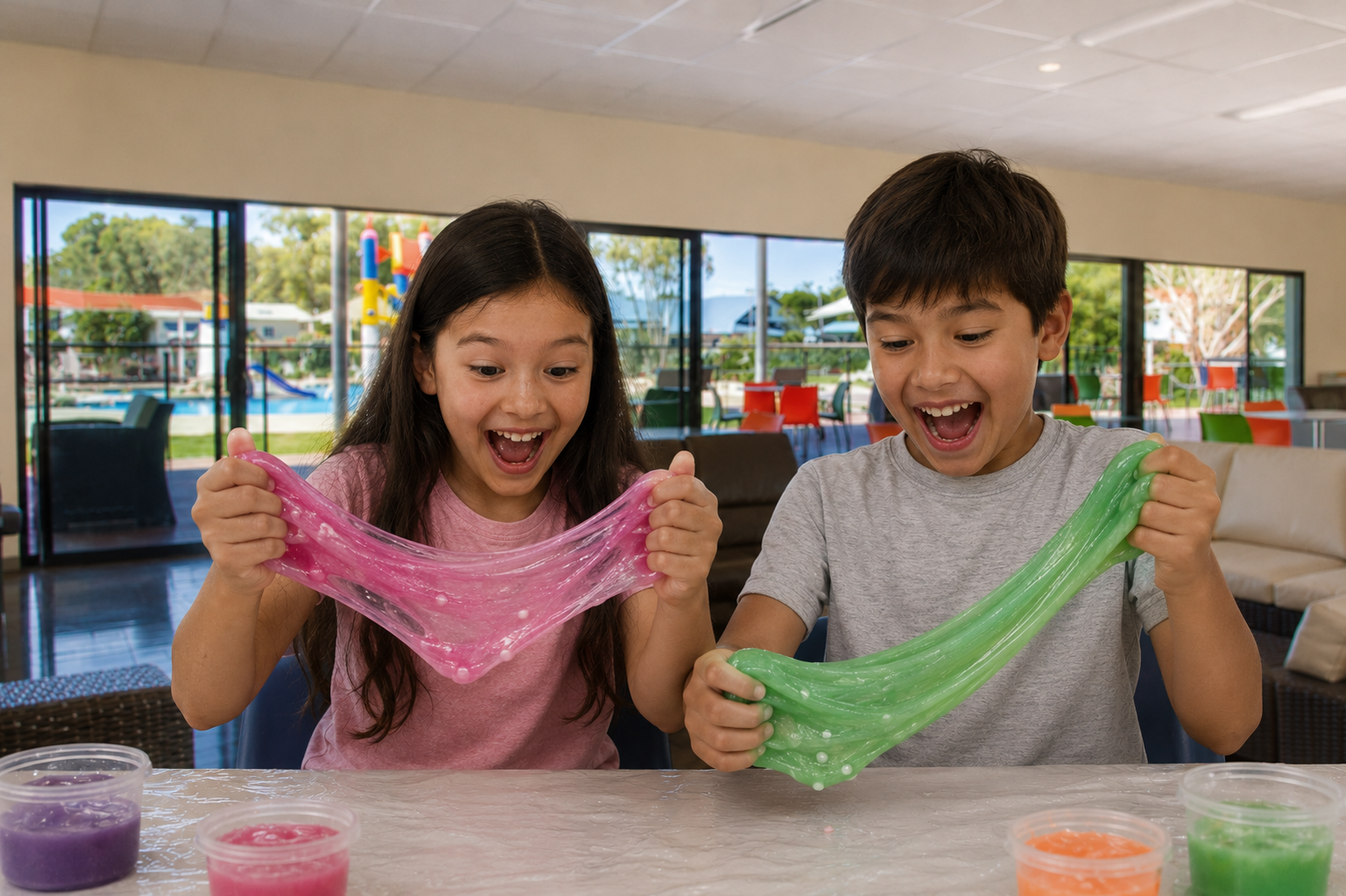 Holiday fun Slime Making